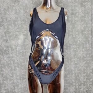 Black bikini one peice